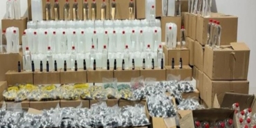 Yılbaşı üzeri kaçak içki operasyonu