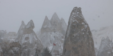 Kapadokya'da "beyaz" şölen