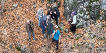 Baygın çobanı dron buldu