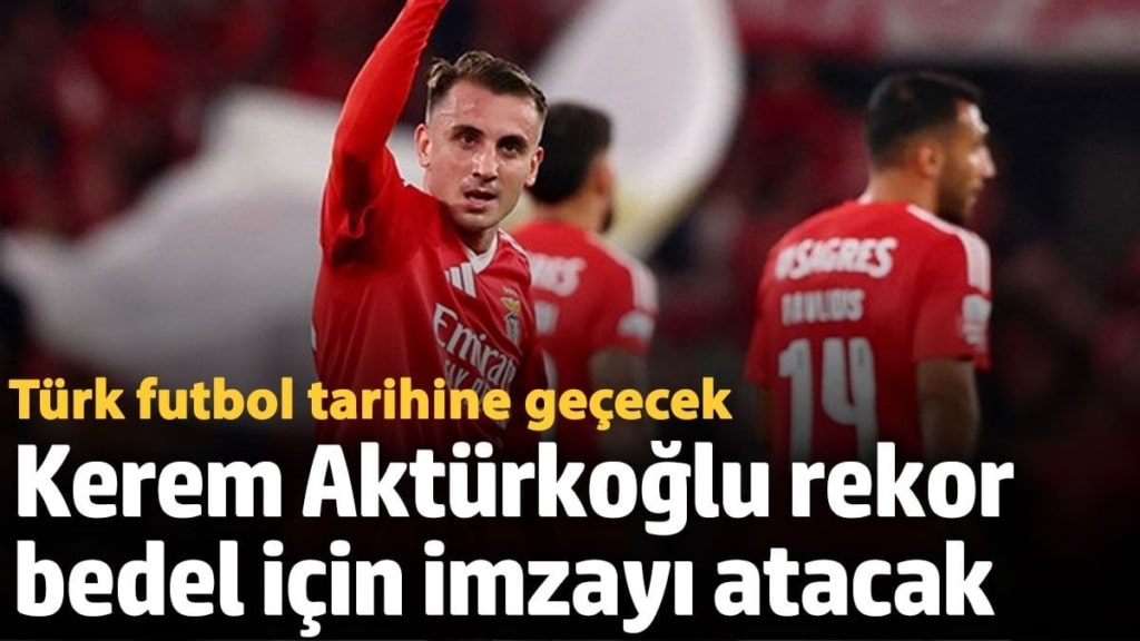Kerem Aktürkoğlu rekor bedel için imzayı atacak. Türk futbol tarihine geçecek