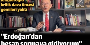 'Erdoğan’dan hesap sormaya gidiyorum'. Kılıçdaroğlu kritik dava öncesi gemileri yaktı