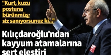 Kılıçdaroğlu'ndan HDP'li belediyelere kayyum atanmasına sert tepki