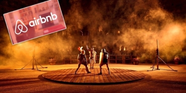 Airbnb'in gladyatör etkinliği tartışmaları ateşledi