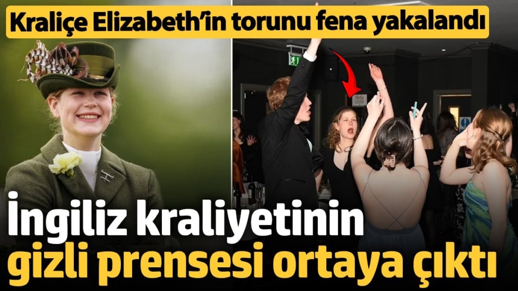 İngiliz kraliyetinin gizli prensesi ortaya çıktı: Kraliçe Elizabeth’in torunu fena yakalandı