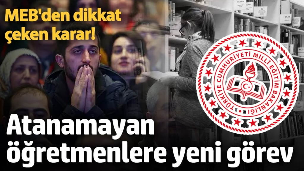 Atanamayan öğretmenler kütüphanelere uzman olarak görevlendirilecek! MEB'in yeni yönetmeliği Resmi Gazete'de yayımlandı