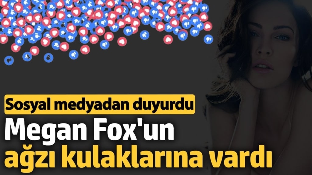 Megan Fox' hamileliğini sosyal medyadan duyurdu