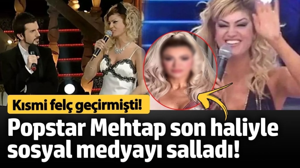 Kısmi felç geçirmişti!  Popstar Mehtap'ın son hali sosyal medyayı salladı