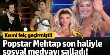 Kısmi felç geçirmişti!  Popstar Mehtap'ın son hali sosyal medyayı salladı