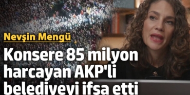 Nevşin Mengü AKP'li belediyenin bir konsere 85 milyon harcadığını iddia etti