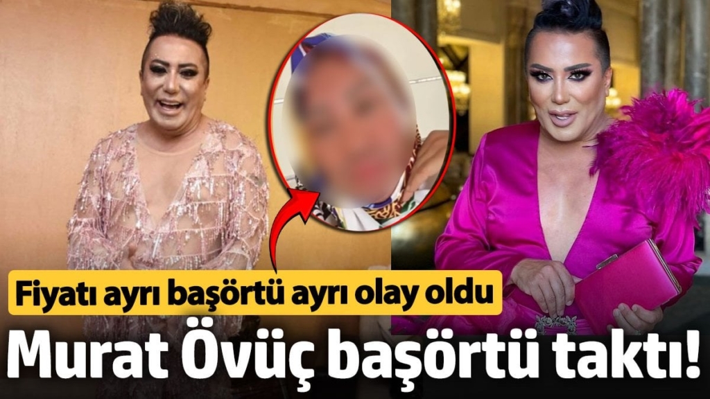 Murat Övüç başörtü taktı! Fiyatı ayrı başörtü ayrı olay oldu