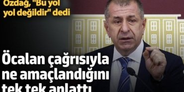 Ümit Özdağ, Devlet Bahçeli'nin Öcalan çağrısındaki amacı ve beraberinde getireceği sonuçları tek tek anlattı