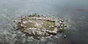 Sapanca Gölü'nde sular çekilince tarihi kilise ortaya çıktı