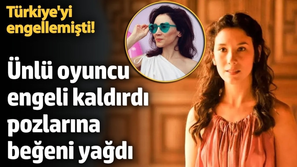 Türkiye'yi engellemişti!  Ünlü oyuncu Sibel Kekilli engeli kaldırdı... Pozlarına beğeni yağdı