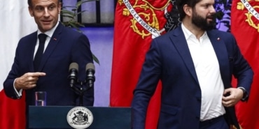 Fransa Cumhurbaşkanı Macron Şili Devlet Başkanı Boric ile görüştü