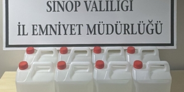 Sinop’ta 40 litre etil alkol ele geçirildi: 1 şüpjeliye yasal işlem