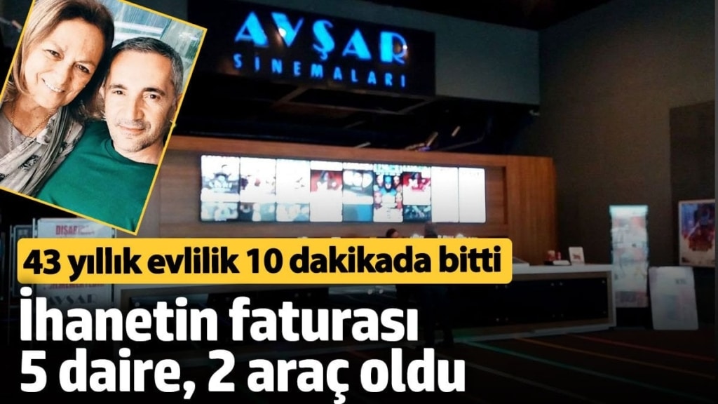 43 yıllık evlilik 10 dakikada bitti!  İhanetin faturası 5 daire, 2 araç oldu