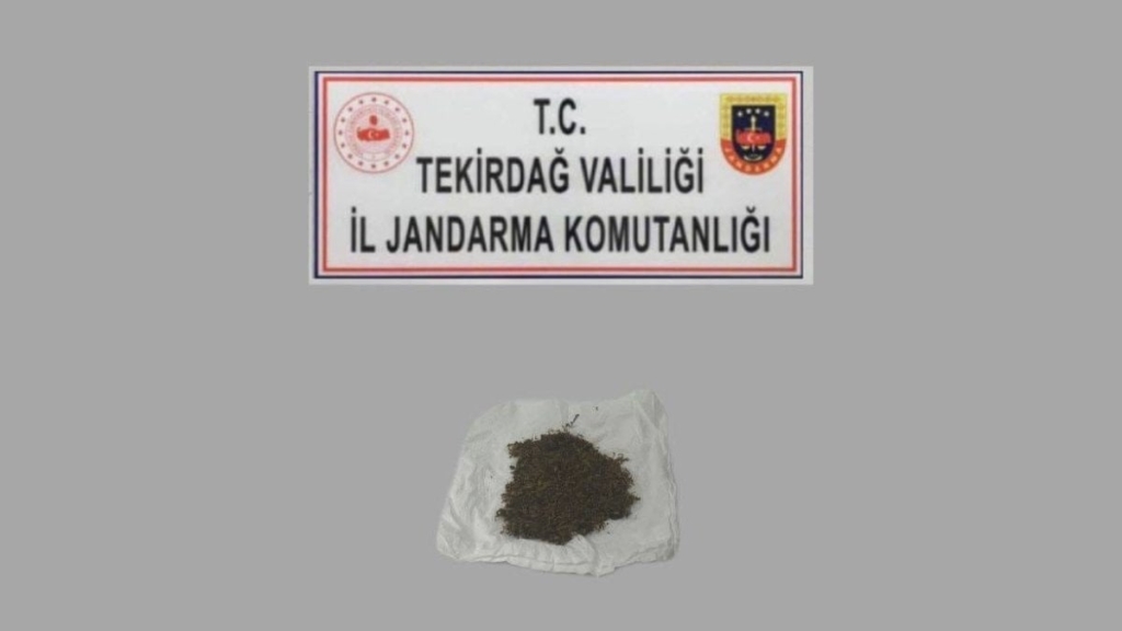 Tekirdağ’da uyuşturucu operasyonu: Bonzai, esrar, skunk ve sentetik hap