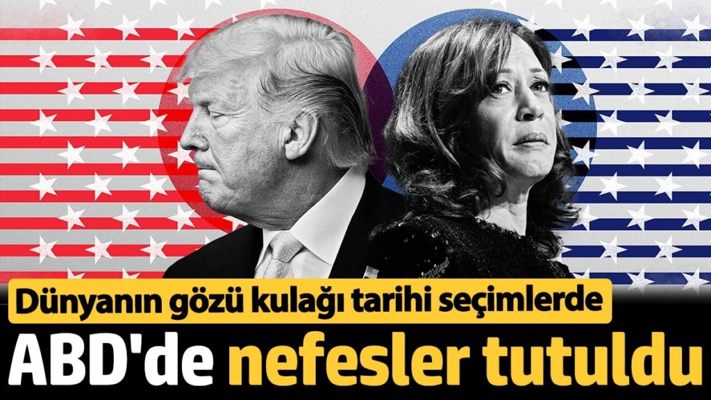 ABD'de nefesler tutuldu: Dünyanın gözü kulağı tarihi seçimlerde