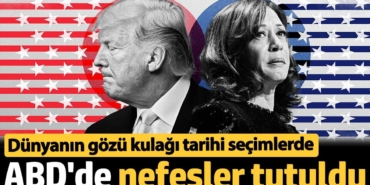 ABD'de nefesler tutuldu: Dünyanın gözü kulağı tarihi seçimlerde