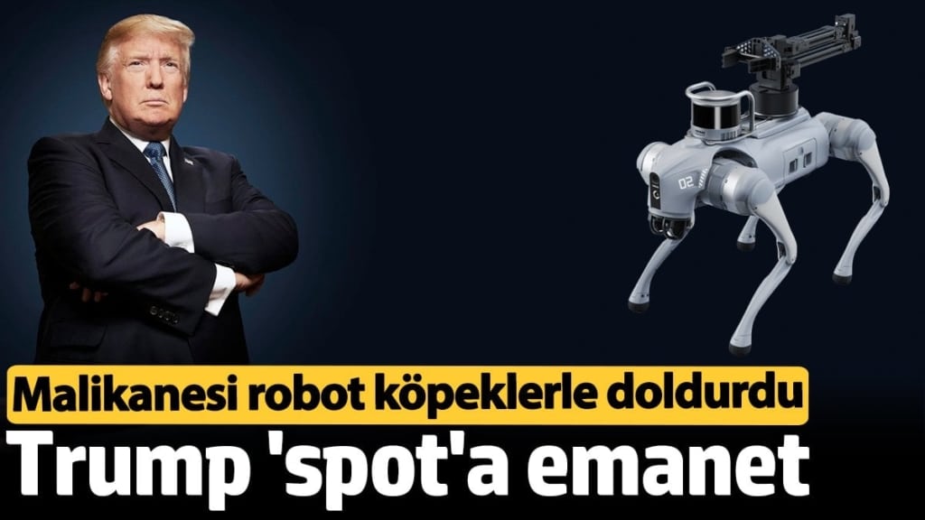 Donald Trump'ın malikanesini robot köpekler koruyor