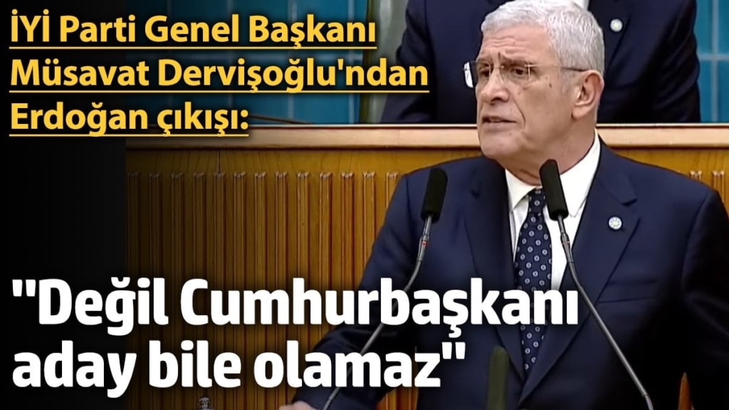 Müsavat Dervişoğlu'ndan Erdoğan çıkışı: 'Cumhurbaşkanı değil aday bile olamaz'