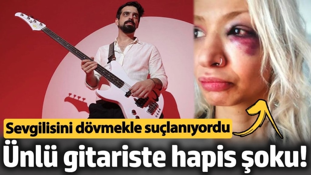 Yüzyüzeyken Konuşuruz'un gitaristi Can Tunaboylu'ya hapis şoku!  Sevgilisini dövmekle suçlanıyordu