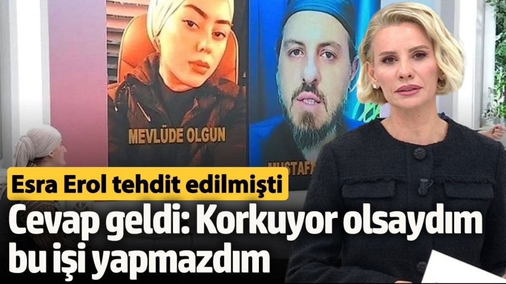 Esra Erol tehdit edilmişti!  Cevap geldi: Korkuyor olsaydım bu işi yapmazdım