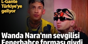 Wanda Nara'nın yeni sevgilisi Fenerbahçe formasıyla ekrana çıktı