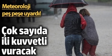 Meteoroloji peş peşe uyardı! Çok sayıda ili kuvvetli sağanak yağış vuracak (15 Kasım 2024)