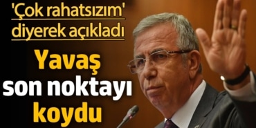 'Çok rahatsızım' diyen Mansur Yavaş açıkladı: Susturulmaları gerekiyor