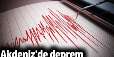 Akdeniz'de deprem (7 Aralık 2024)