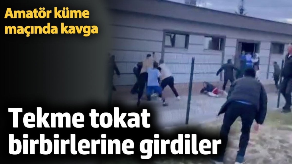 Kocaeli Amatör küme maçındaki kavga karakolda bitti