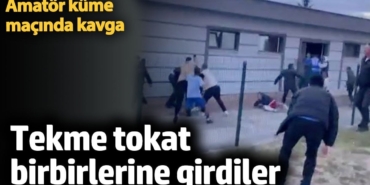 Kocaeli Amatör küme maçındaki kavga karakolda bitti
