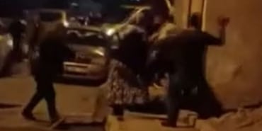 Top kavgası boks maçına döndü