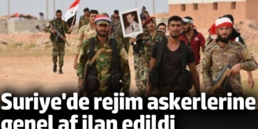 Suriye'de genel af ilan edildi
