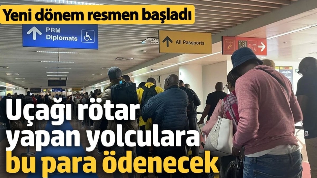Uçağı rötar yapan yolculara bu para ödenecek! Yeni dönem resmen başladı