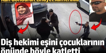 Bursa'da eşi diş hekimi Yasemin Uludağ Çetin'i çocuklarının önünde böyle katletti! Kan donduran cinayet kamerada