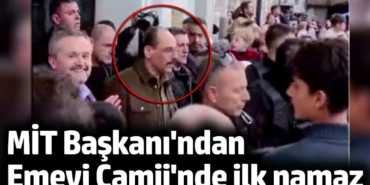 MİT Başkanı İbrahim Kalın Emevi Camii'nde namaz kıldı