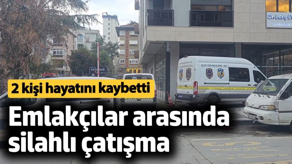 Kadıköy'de 2 emlakçı arasında silahlı çatışma: 2 ölü