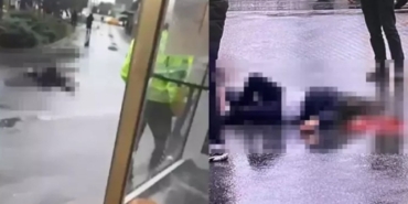 İstanbul'da korkunç kaza İETT otobüsü başının üstünden geçti