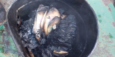 Kovada sakladığı 1 milyon TL yandı