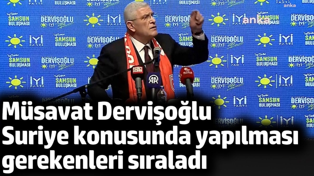 Müsavat Dervişoğlu Suriye konusunda yapılması gerekenleri sıraladı