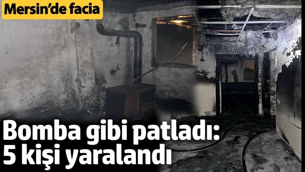 Mersin’de facia: Kömür sabası bomba gibi patladı. 5 kişi yaralandı