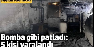 Mersin’de facia: Kömür sabası bomba gibi patladı. 5 kişi yaralandı