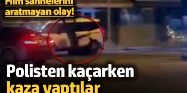 Sakarya’da polisten kaçan motosikletliler kaza yaptı