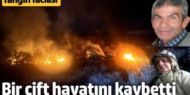 Konya’da yangın faciası: Bir çift feci şekilde hayatını kaybetti