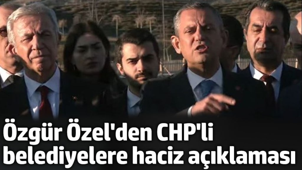 Özgür Özel'den CHP'li belediyelere haciz açıklaması