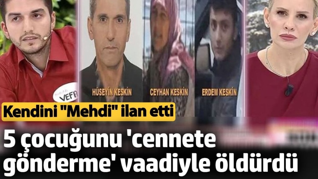 Kendini Mehdi ilan etti. 5 çocuğunu 'cennete gönderme' vaadiyle öldürdü