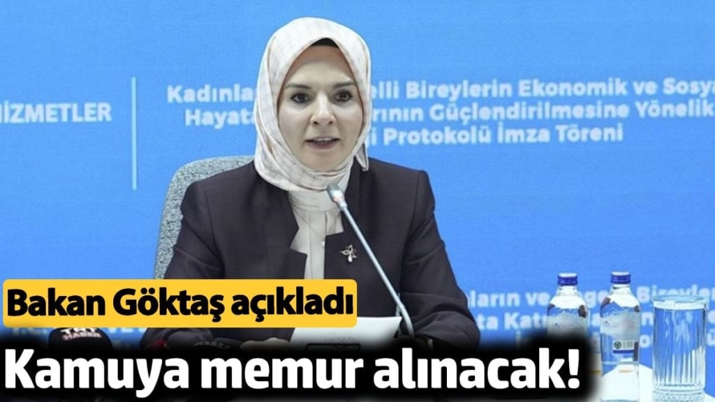 Kamuya memur alınacak! Bakan Göktaş açıkladı