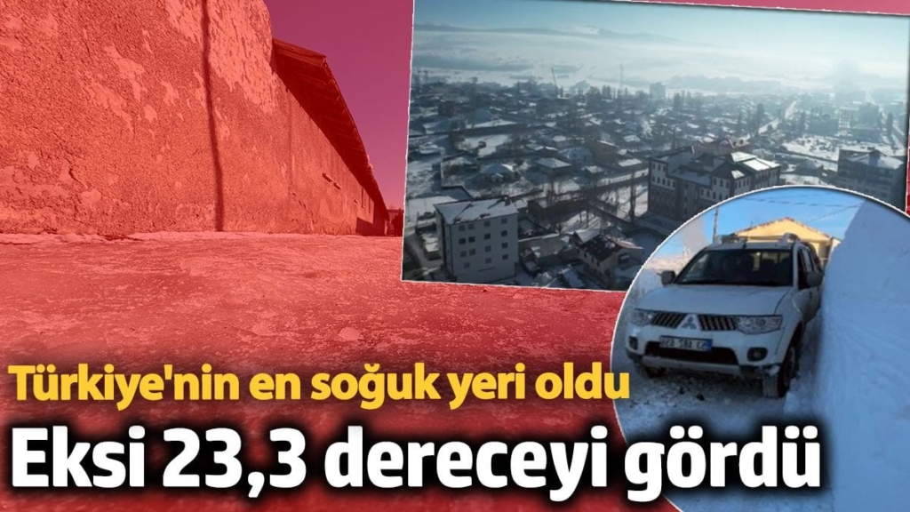 Türkiye'nin en soğuk yeri Göle oldu: Eksi 23,3 dereceyi gördü